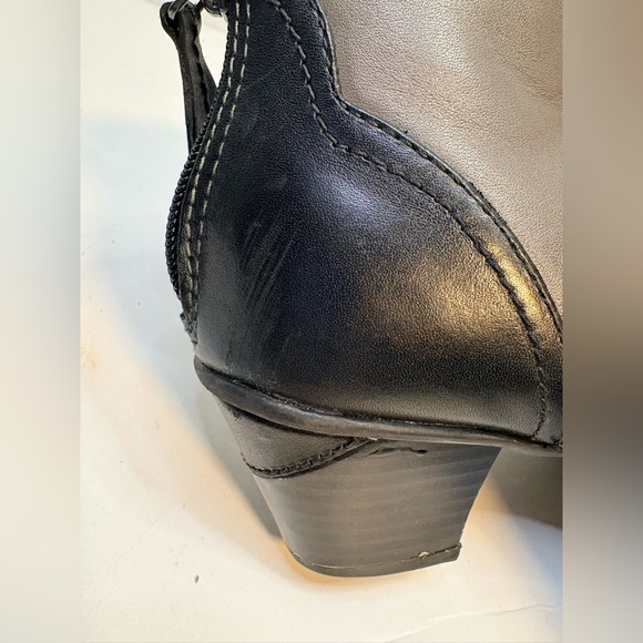 Earth Shoes Serano Mary Jane Heels Black and Gray Women's strappy Ankle Boots - Picture 9 of 15